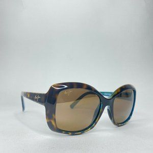 Maui Jim Sunglasses Orchid MJ 735-10P Butterfly Tortoise Blue Brown Lens 0297c